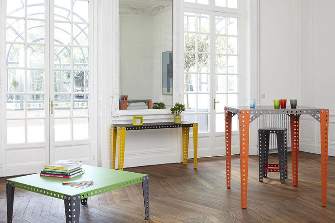 Bygg vilka möbler du vill med Meccano Home - Uppskalad version av metallbyggsatsen | Tjock / Hemmet #meccano #home