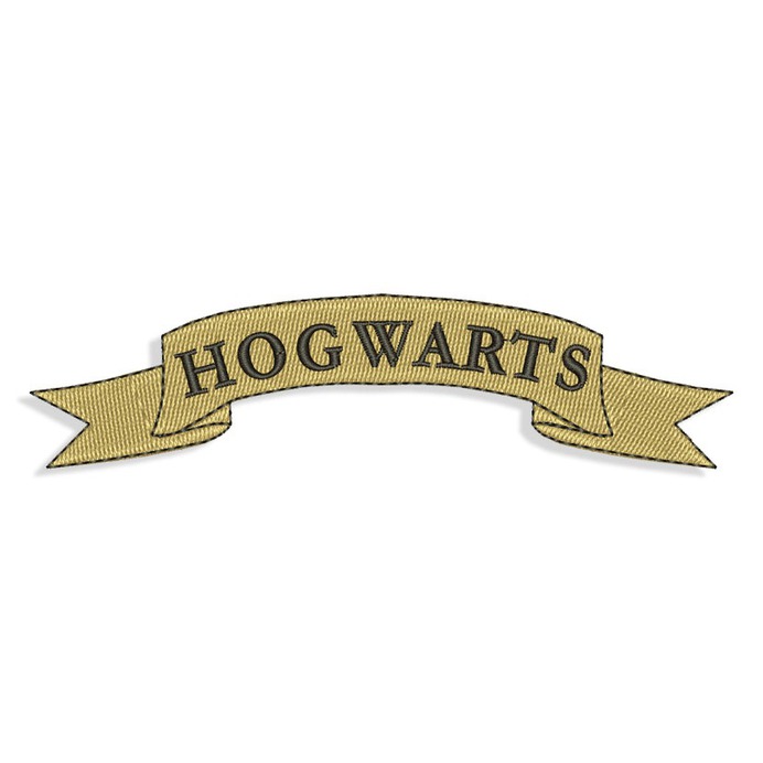 Hogwarts Flag, Harry Potter Embroidery design