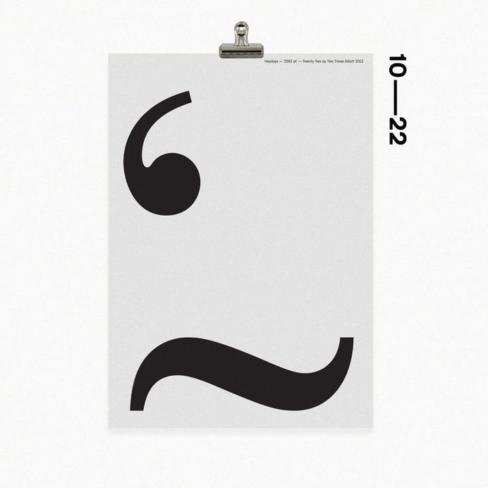 Five years of Two Times Elliott #poster #typography