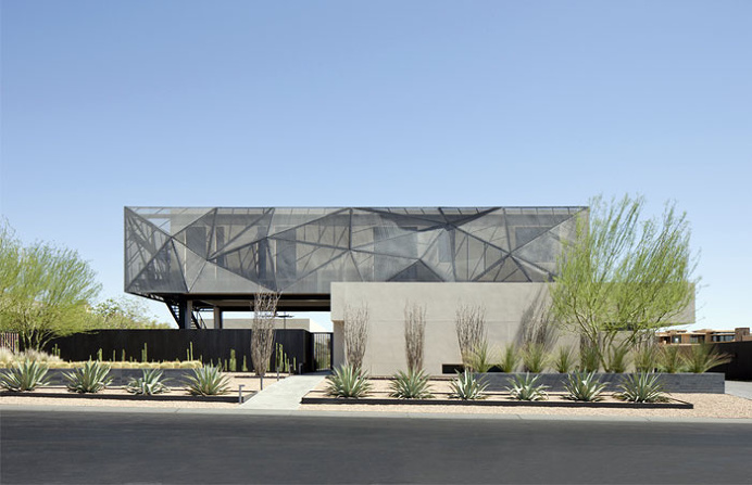 Spectacular Luxury Desert House - #outdoor, #architecture, #house, #landscaping