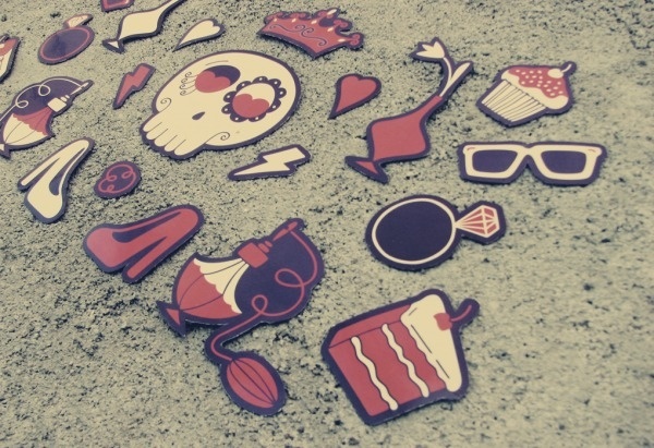 caveira - agatarocha.com #illustratio #magnets #funny