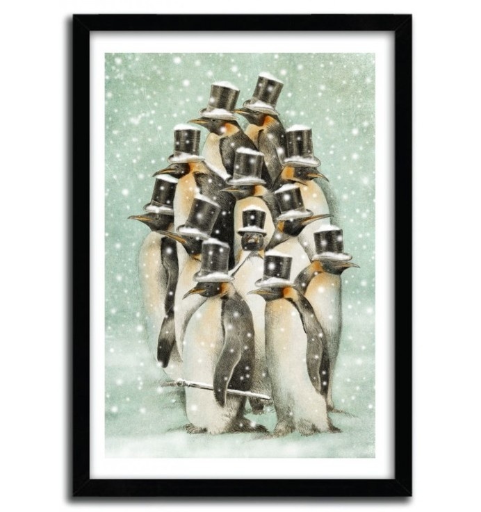 gathering in the snow