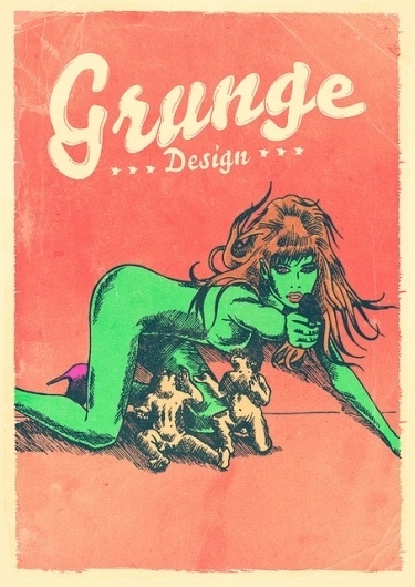 Cartaz Grunge Design | Flickr - Photo Sharing! #woman #design #graphic #ilustra #cartaz #poster #grunge