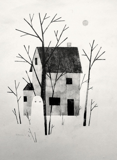 tumblr_lufbpiZMkK1qjx6w1o1_1280.jpg (JPEG Image, 585 × 797 pixels) - Scaled (85%) #ghost #house #klassen #jon #illustration