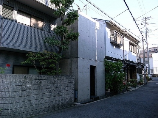 Row House in Sumiyoshi (Azuma House) | Flickr - Photo Sharing! #azuma #concrete #tadao #house #ando #row #photography #architecture