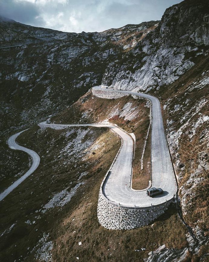 #instaroads: Stunning Drone Photos of Roads by Fabian Frost