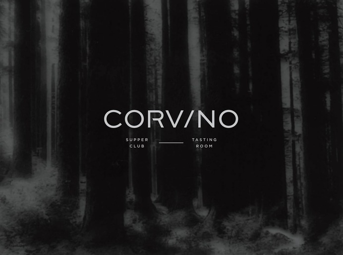 Corvino - Mindsparkle Mag The project of brand identity for Corvino was created by Design Ranch. The name Corvino, which means raven, provided the inspiration behind the color palette, textures and materials for this new restaurant. #logo #packaging #identity #branding #design #color #photography #graphic #design #gallery #blog #project #mindsparkle #mag #beautiful #portfolio #designer