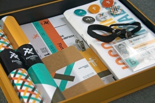 Design Fodder (Fortaleza 2020 brand collateral by Guilherme.) #olympic #collateral #branding #bid