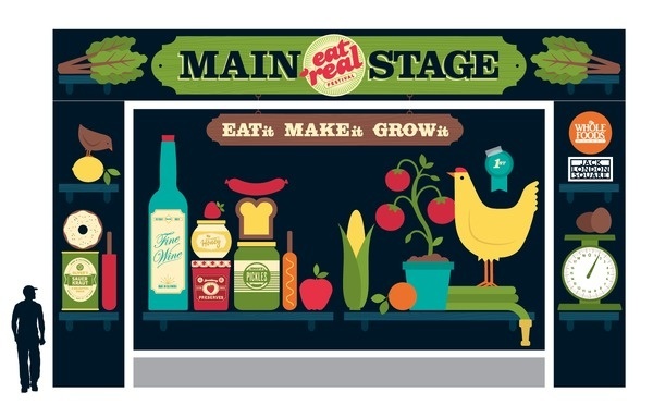 Stage Design #illustration #food
