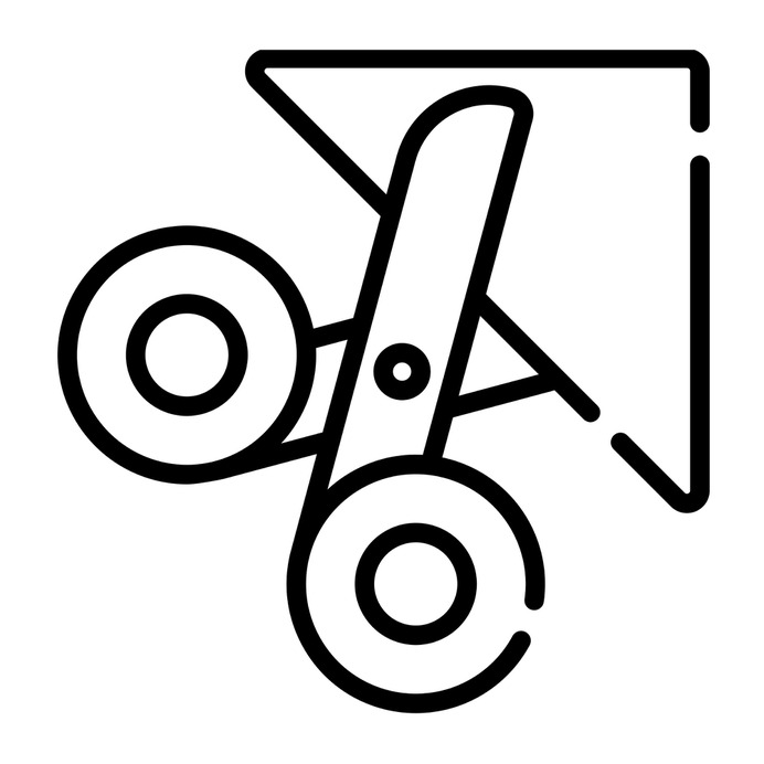See more icon inspiration related to scissor, cut, paper, handcraft, construction and tools, Tools and utensils, edit tools, miscellaneous, cutting, interface, symbol, tools, tool and scissors on Flaticon.