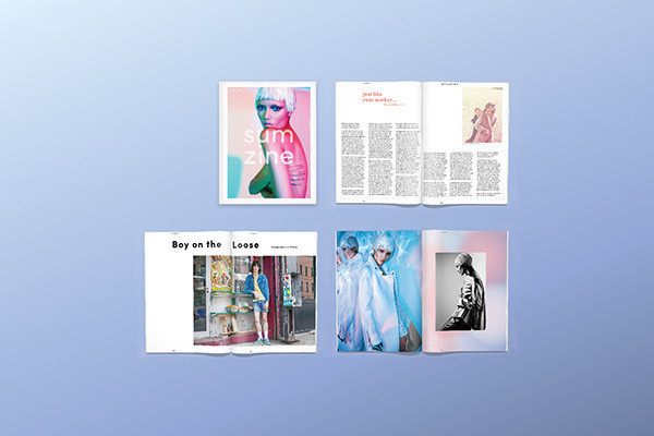 Sumzine, Uniform Issue on Behance #print #newyorkcity #reformation #graphic #sustainability #design #cover #colors #charlottecarey #sumzine #gradient #fashion #slow #editorial #magazine