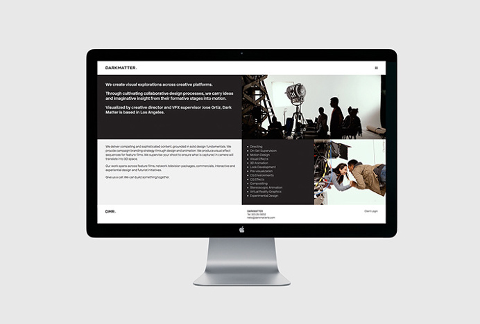 Dark Matter by Mash Creative #site #website #design