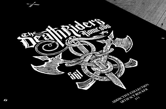 DEATH RIDERS : SHAWN DUMONT #dumont #black #shawn #riders #illustration #snowboard #type #death
