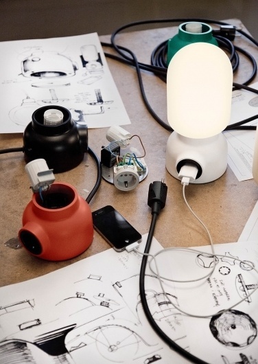 form us with love: plug lamp for ateljé lyktan #lamp #form #plug #lyktan #us #love #with #atelj