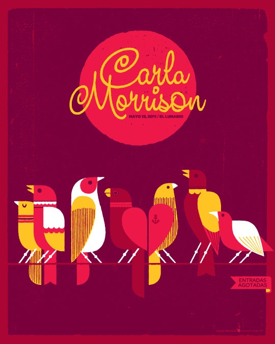 burds #gigposter #screenprint