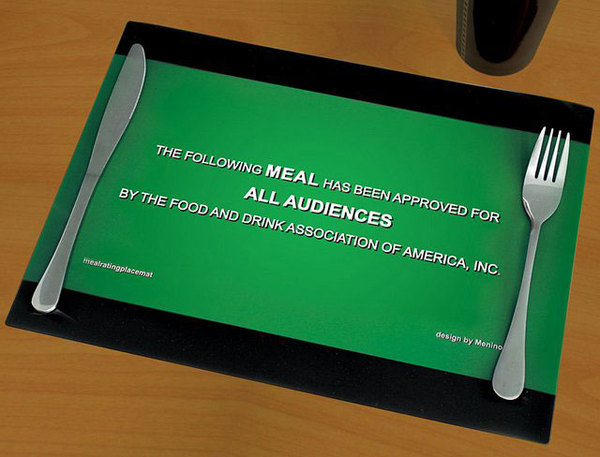 Cinema Placemats From Meninos #gadget