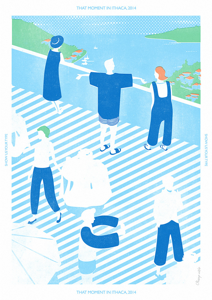 That moment in Ithaca - onasup #illustration