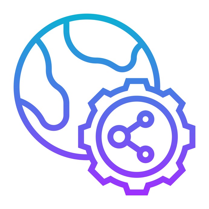 See more icon inspiration related to share, network, worldwide, sharing, system, networking, world, gear and globe on Flaticon.