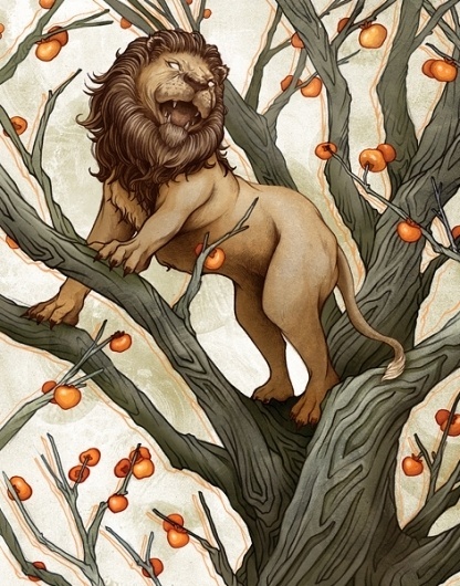 EK Interview: Yuta Onoda | EMPTY KINGDOM You are Here, We are Everywhere #illustration #tree #draw #lion