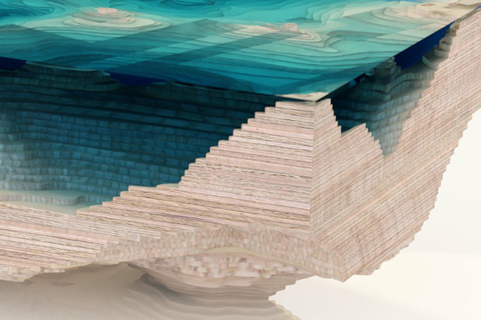 duffy london: the abyss table #glass #furniture #table
