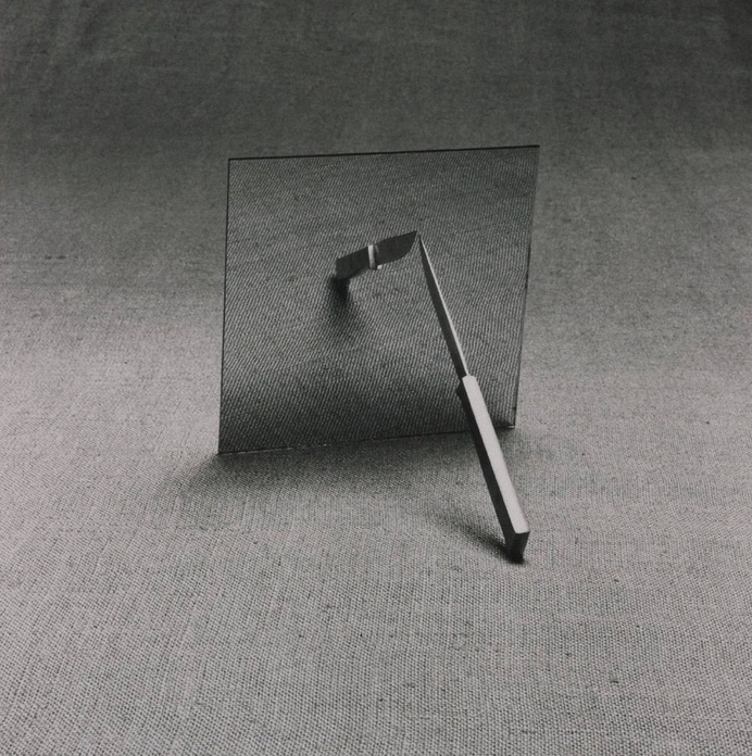 Equilibrium, 1975 by tim head #abstract #white #tim #head #black #mirror #1975 #photography #and #knife #equilibrium