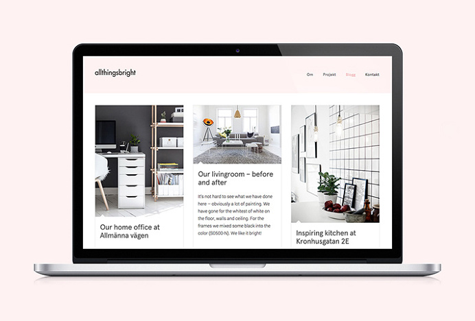 allthingsbright by Louise Jansson #website #web #mac