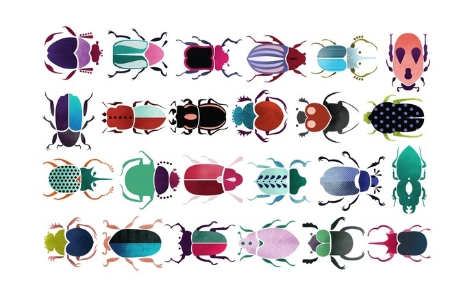Siobhan Gallagher wallpaper - iPhone, iPad, Desktop #illustration #bugs #minimal