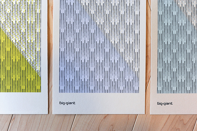 Big-Giant 2014 Holiday Cards #print #pattern #stationery
