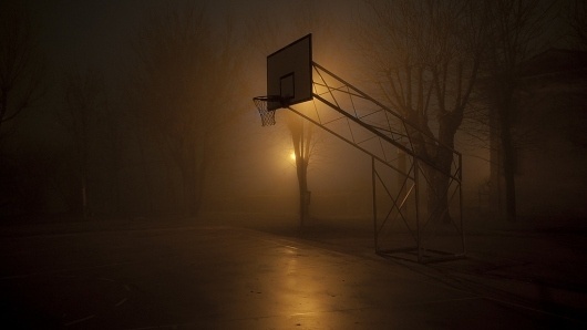 All sizes | Night game (in 16:9) | Flickr - Photo Sharing! #fog #night #hoop #atmosphere #basketball
