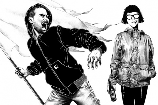 Carhartt WIP SS12 Illustrated Campaign by SHOHEI | The Daily Street #carhartt #illustration #shohei