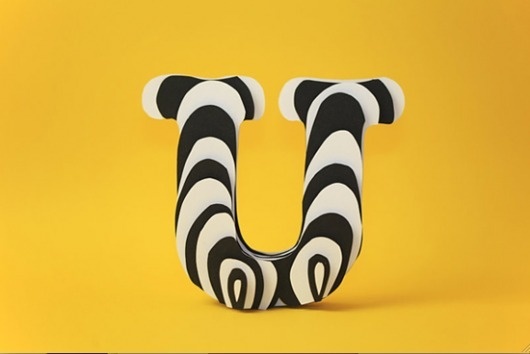 Paper Letters | Fubiz™ #typography
