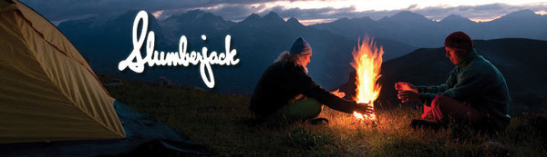 Slumberjack #logo #mountains #camping #fire