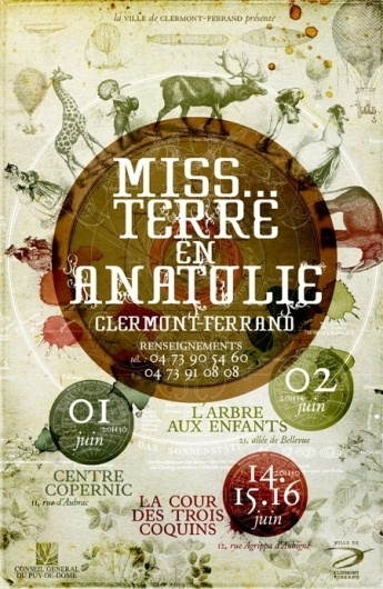Anatolie poster (and process) on the Behance Network #tutorial #design #graphic #poster