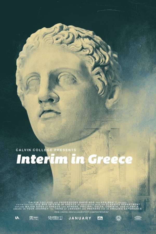 Interim in Greece Noah Mooney Design #college #movie #greece #poster