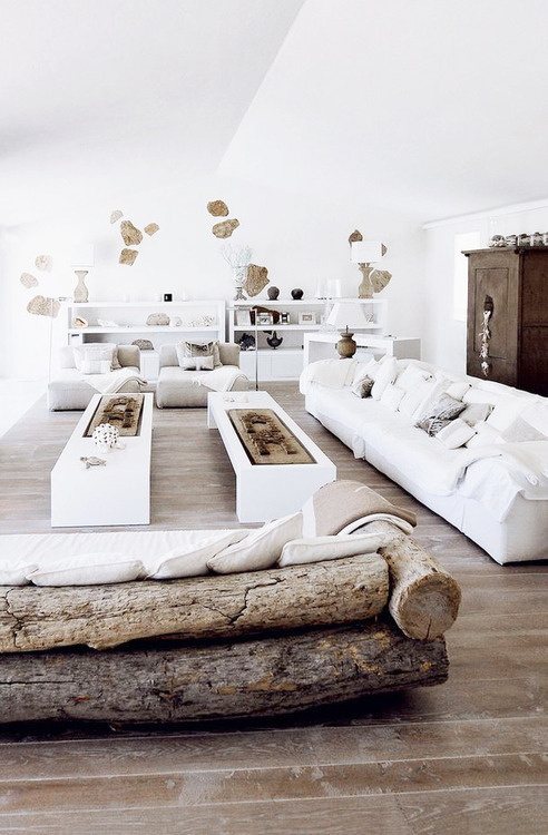 CJWHO ™ (A Home in Sardinia, Italy | Marina Wenger ...) #white #living #interiors #sardinia #wood #luxury #italy #room