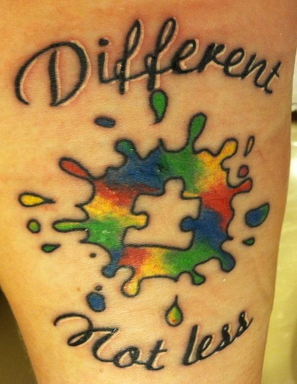 40+ Cool Puzzle Piece Tattoo Design Ideas #tattoo #puzzle #piece