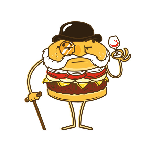 La Res on Behance #voltio #res #burger