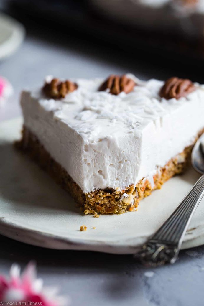 Gluten Free Dairy Free Carrot Cake Cheesecake