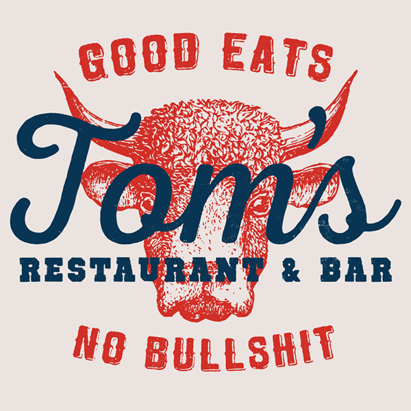 logo design idea #295: Logo for Tom's Restaurant. #logo