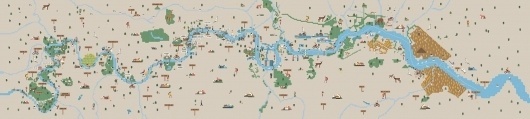 Siggi Eggertsson | Thames #london #map #grid #illustration #siggi #thames #eggertsson