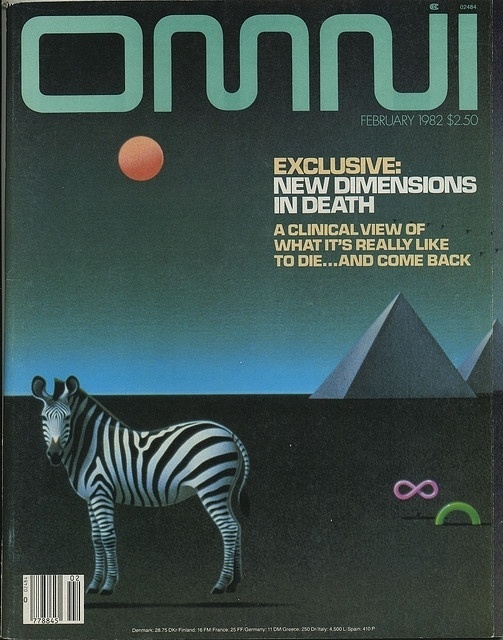 Flickriver: Photoset 'Omni Magazine' by Eric Carl #fiction #sci #fi #omni #zebra #80s #science #magazine