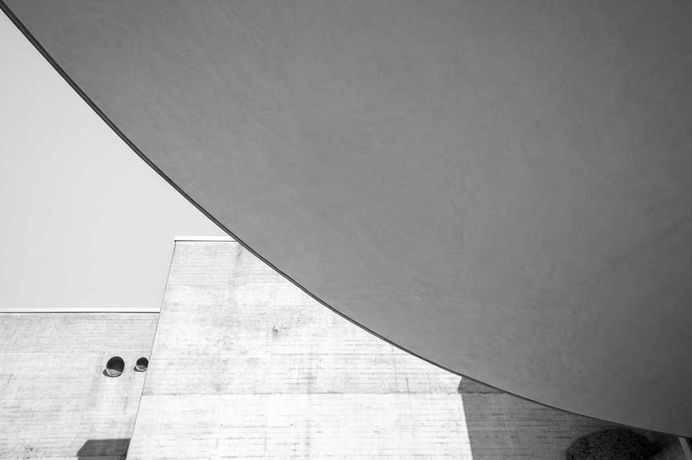 Modern Parking: Black and White Architecture Photography by Manuel Martini