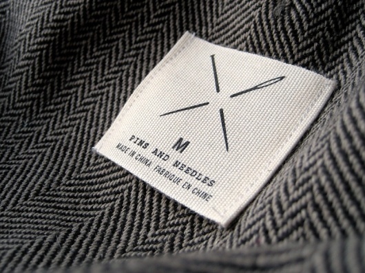 grayhood » Blog Archive » pins and needles redesign - dan gneiding graphic design #needles #fabric #apparel #pins #logo