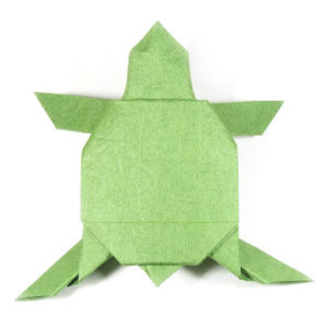 How to make an origami turtle (http://www.origami-make.org/howto-origami-turtle.php)