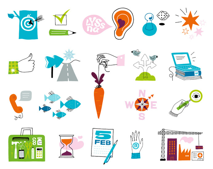 TRR Trygghetsrådet | Bold #design #graphic #icons #illustration #drawn #hand