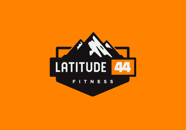 Fitness logo #mountains #icon