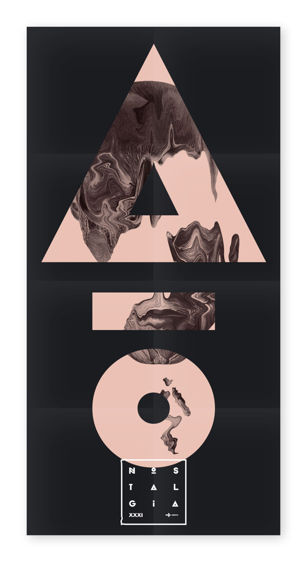 Nostalgia XXXI Poster #music #identity #branding #typography