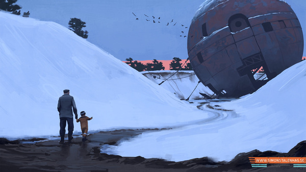 Simon Stålenhag Art Gallery #simon #painting #stlenhag #art