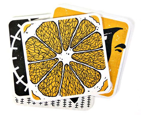 Zip Brew Co. Packaging #beer #coasters