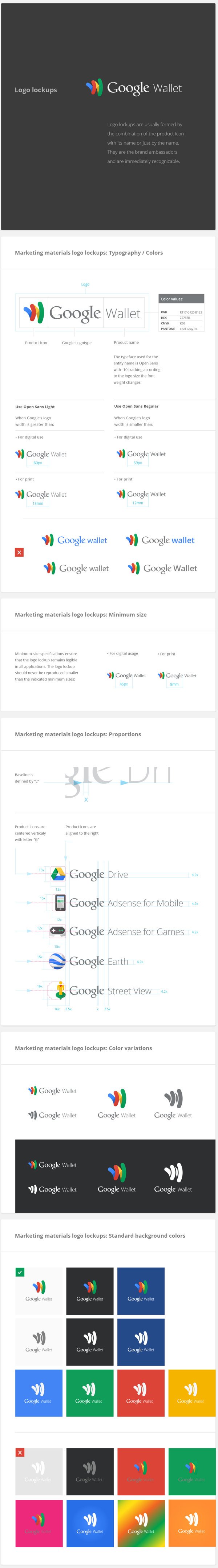 Google Visual Assets Guidelines Part 1 on Behance #google